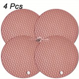 4db Kerek méhsejt szilikon alátét