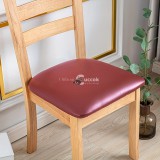 4db Vízálló PU Bőr Étkező Szék Huzat
