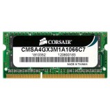 4GB 1066MHz DDR3 Mac Notebook RAM Corsair (CMSA4GX3M1A1066C7) (CMSA4GX3M1A1066C7) - Memória