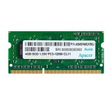 4GB 1600MHz DDR3 Notebook RAM Apacer CL11 SODIMM (DV.04G2K.KAM) (DV.04G2K.KAM)