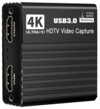 4K HDMI Video Capture grabber kártya USB 3.0 Ultra HD Élő Streaminghez digitalizáló