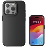 4Smarts Silikon Case Apple iPhone 15 Pro Max hátlaptok fekete (540581)