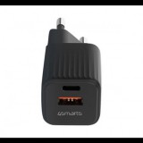 4smarts VoltPlug Duos hálózati gyorstöltő adapter USB Type-C 20W fekete (4S540131) (4S540131) - Töltők