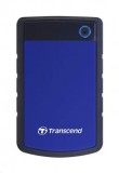 4TB 2.5" Transcend StoreJet 25H3P külső winchester USB 3.0 (TS4TSJ25H3B) ütésálló fekete-kék