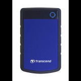 4TB 2.5" Transcend StoreJet 25H3P külső winchester USB 3.0 (TS4TSJ25H3B) ütésálló fekete-kék (TS4TSJ25H3B)