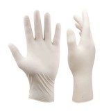 4WRK Védőkesztyű egyszerhasználatos púderezett latex (100 db-os)   S