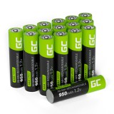4x Green Cell akkumulátor / akku AAA HR03 950mAh GR12