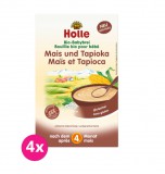 4x HOLLE Kaše nemléčná Bio kukuřičná s tapiokou 250 g