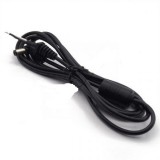 5,5/2,5/11mm DC 90° dugóval szerelt kábel