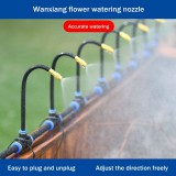 5 csomagos csepegtető párásító fúvóka készlet 8 hüvelykes rugalmas tömlővel