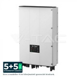 5 kW Napelemes Hálózatra Inverter LCD kijelzővel és háromfázisú DC kapcsolóval IP65 (V-TAC)