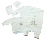 5 részes baba szett – belül bolyhos anyagból - Cipős mintával