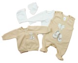 5 részes baba szett – belül bolyhos anyagból - Cipős mintával