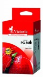 50 Tintapatron Pixma iP2200, MP150, 160 nyomtatókhoz, VICTORIA fekete, 22ml (kompatibilis)