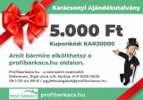 5000 Ft értékű vásárlási utalvány karácsonyra