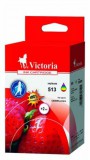 513 Tintapatron Pixma MP240, 260, 480 nyomtatókhoz, VICTORIA színes, 15ml (kompatibilis)