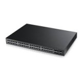 52 Port Smart Managed PoE Switch 48x Gigabit Copper PoE and 4x Gigabit dual pers