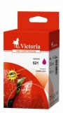 521M Tintapatron Pixma iP3600, 4600, MP540 nyomtatókhoz, VICTORIA vörös, 9ml (kompatibilis)