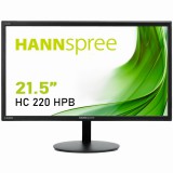 54,61cm/21,5'' (1920x1080) Hannspree HC 220 HPB 16:9 5ms HDMI VGA VESA Speaker Full HD Black with HDMI-Cable (HC220HPB) - Monitor