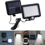 56 LED -es napelemes lámpa - vízálló, mozgásérzékelő