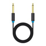 6.35mm TS Male to Male Audio Cable 2m Vention BAABH (black)