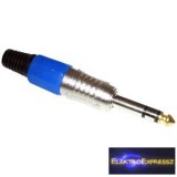 6,3mm-es sztereó jack dugó