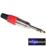 6,3mm-es sztereó jack dugó