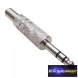 6,3mm sztereó fém jack dugó