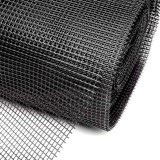 6*6mm műanyag kerti rács fekete