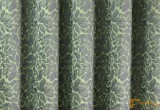 (6 szín) Melody dekorációs függöny-halványzöld alapon szürke