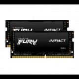 64GB 2666MHz DDR4 RAM Kingston Fury Impact notebook memória CL16 (2x32GB) (KF426S16IBK2/64) (KF426S16IBK2/64) - Memória