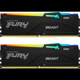 64GB 6000MHz DDR5 RAM Kingston Fury Beast RGB CL36 (2x32GB) (KF560C36BBEAK2-64) (KF560C36BBEAK2-64)