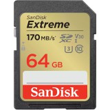64GB SanDisk Extreme SDXC 170MB/s (SDSDXV2-064G-GNCIN)