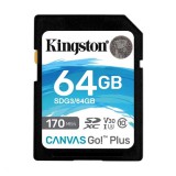 64GB SDXC Card Kingston Canvas Go! Plus (Class 10, UHS-I U3)