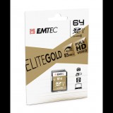 64GB SDXC Emtec Elite Gold UHS-I U1 (ECMSD64GXC10GP) (ECMSD64GXC10GP) - Memóriakártya