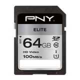 64GB SDXC PNY Elite U1 (P-SD64GU1100EL-GE) (P-SD64GU1100EL-GE) - Memóriakártya