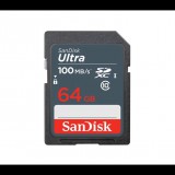 64GB SDXC Sandisk C10 (SDSDUNR-064G-GN3IN/186557) (SDSDUNR-064G-GN3IN) - Memóriakártya