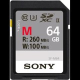 64GB SDXC Sony UHS-II U3 memóriakártya (SF64M) (SF64M) - Memóriakártya