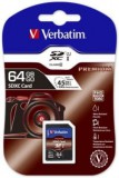 64GB SDXC Verbatim UHS-I Premium memóriakártya (44024)