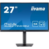 68,8cm/27'' (1920x1080) Iiyama ProLite XUB2794HSU-B1 16:9 4ms HDMI DisplayPort 2x USB VESA Pivot Speaker FullHD Black (XUB2794HSU-B1) - Monitor