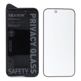 6D Pro Veason Privacy Glass edzett üveg fekete szegéllyel iPhone 16 Pro Max