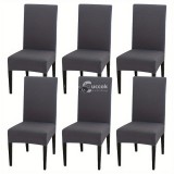 6db-os Székhuzat Szett – Univerzális, Könnyen Felhelyezhető és Mosható Székvédő Huzatok