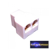 6P4C Telefon 'Y' osztó (aljzat/2*alj)