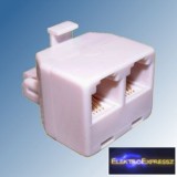 6P4C Telefon kettes osztó