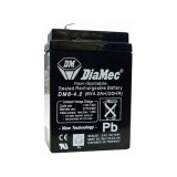 6V-os 4,2Ah Diamec zselés akkumulátor (Acorn, Scoutguard vadkamerához és etető szórófejhez)