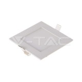 6W LED Premium Panel, négyzet alakú 6400K