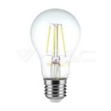 6W Retro LED izzó Filament E27 A60 Meleg fehér - 214272 V-TAC