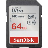 64GB SanDisk Ultra SDXC 140MB/s (SDSDUNB-064G-GN6IN) - Memóriakártya