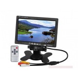 7" TFT színes LED monitor, infravörös távirányítóval