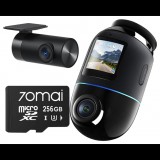70mai Omni X800 4K WiFi Autós Menetrögzítő Kamera készlet + 256GB SD Kártya - Fekete (5904463685802)